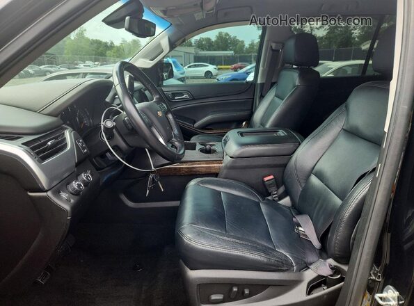 1GNSKGKC7GR369485 2016 CHEVROLET SUBURBAN Black Widok wnętrza z przodu