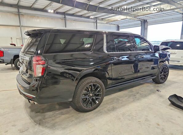 1GNSKGKL1PR128666 2023 CHEVROLET SUBURBAN Black Tył prawy