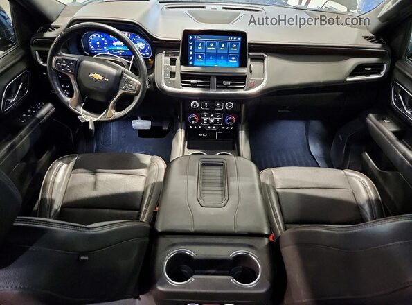 1GNSKGKL1PR128666 2023 CHEVROLET SUBURBAN Black Widok deski rozdzielczej