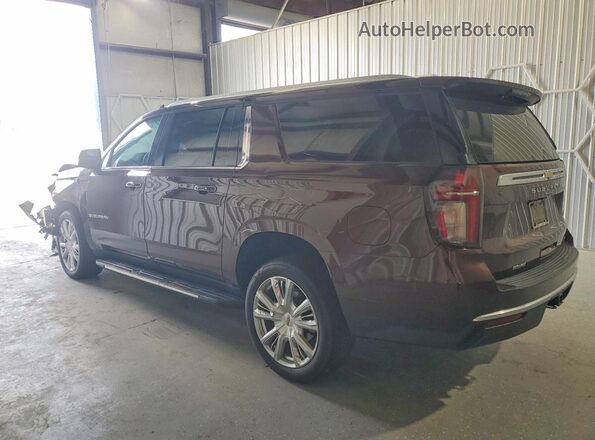 1GNSKGKT2PR316922 2023 CHEVROLET SUBURBAN Brown Trasero izquierdo