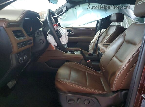 1GNSKGKT2PR316922 2023 CHEVROLET SUBURBAN Brown Vista interior delantera