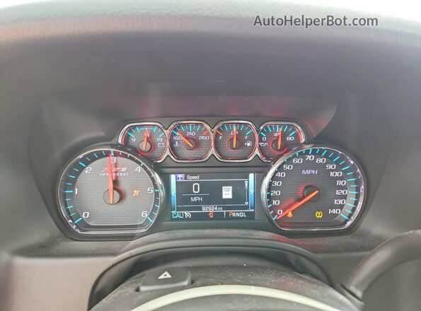 1GNSKHKC0LR284021 2020 CHEVROLET SUBURBAN Серебряный Вид щитка приборов