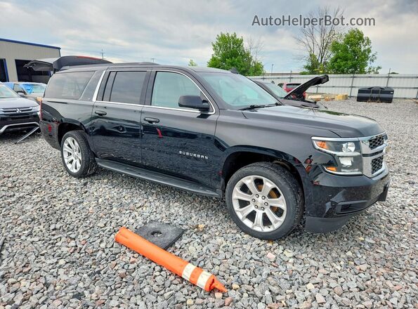 1GNSKHKC2JR329926 2018 CHEVROLET SUBURBAN Black Передня права чверть