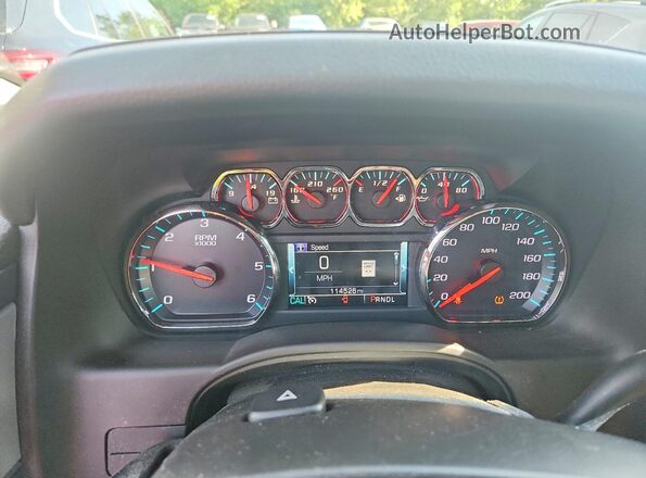1GNSKHKC2JR329926 2018 CHEVROLET SUBURBAN Black Вид щитка приладів
