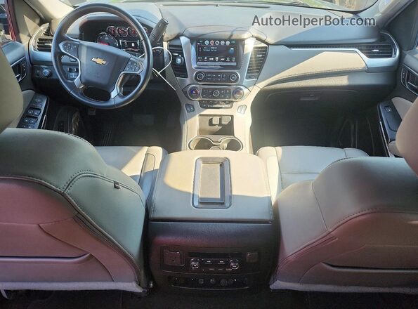 1GNSKHKC2JR329926 2018 CHEVROLET SUBURBAN Black Вид панелі приладів