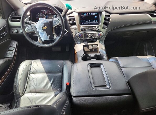 1GNSKHKC3JR132621 2018 CHEVROLET SUBURBAN Gray Вид панелі приладів