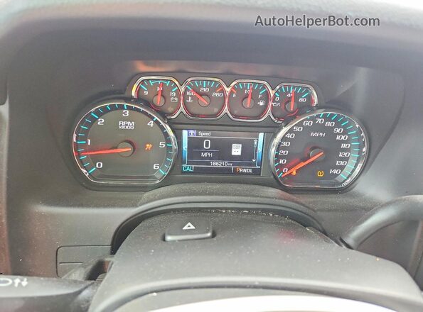 1GNSKHKC3JR132621 2018 CHEVROLET SUBURBAN Gray Вид щитка приладів