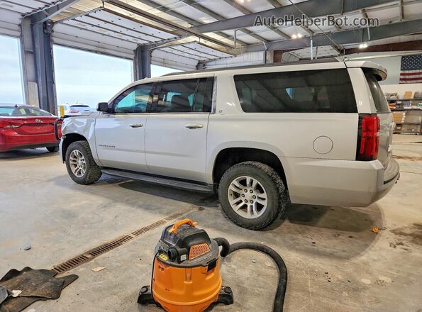1GNSKHKC3JR324833 2018 CHEVROLET SUBURBAN Gray Задня ліва чверть