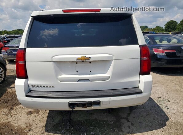 1GNSKHKC4GR442589 2016 CHEVROLET SUBURBAN White Вид ззаду