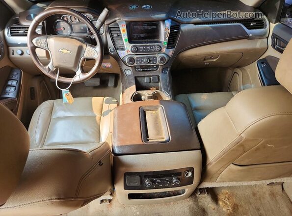 1GNSKHKC4KR217064 2019 CHEVROLET SUBURBAN White Առջևի վահանակի տեսք