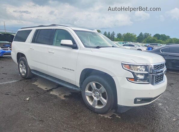 1GNSKHKC7GR340784 2016 CHEVROLET SUBURBAN White Widok zestawu wskaźników