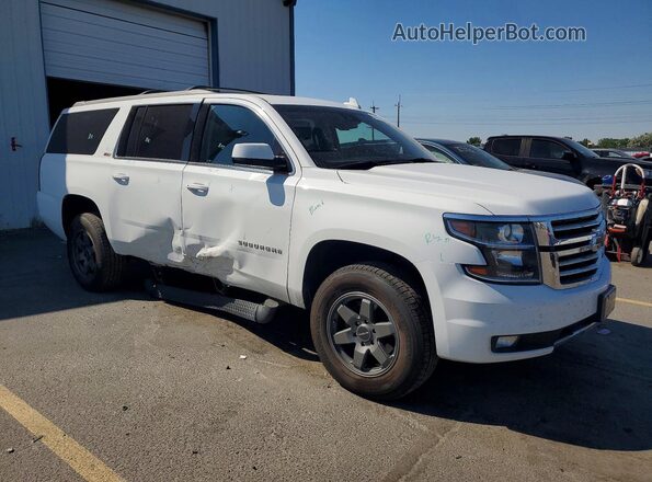 1GNSKHKC7JR190800 2018 CHEVROLET SUBURBAN White Delantero derecho