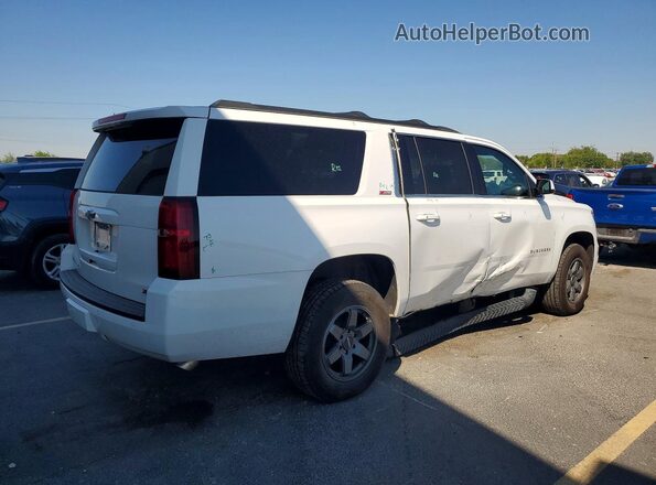 1GNSKHKC7JR190800 2018 CHEVROLET SUBURBAN White Trasero derecho