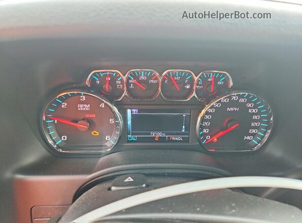 1GNSKHKC7JR384811 2018 CHEVROLET SUBURBAN Черный Вид щитка приборов