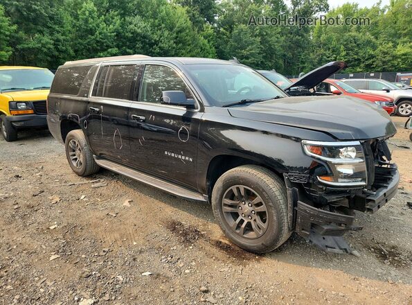 1GNSKHKC7JR384811 2018 CHEVROLET SUBURBAN Черный Передняя правая четверть