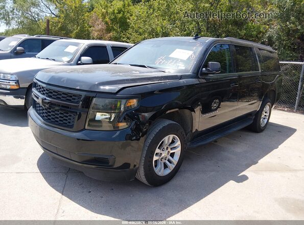 1GNSKHKC7LR260833 2020 CHEVROLET SUBURBAN Black წინა მარცხენა ხედი სამი მეოთხედიდან