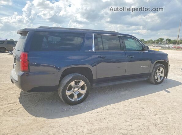 1GNSKHKC8JR130962 2018 CHEVROLET SUBURBAN Синий Задняя правая четверть