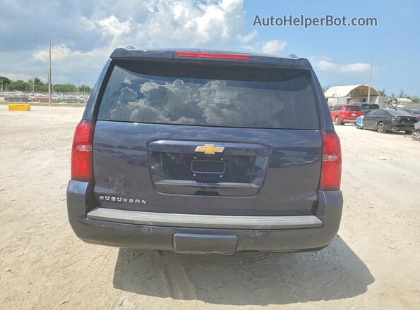 1GNSKHKC8JR130962 2018 CHEVROLET SUBURBAN Синий Вид сзади