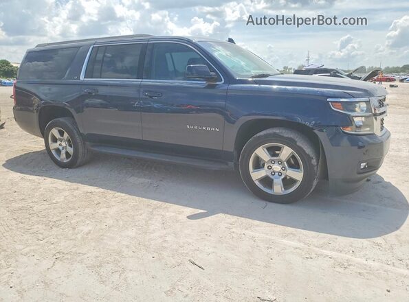 1GNSKHKC8JR130962 2018 CHEVROLET SUBURBAN Синий Передняя правая четверть