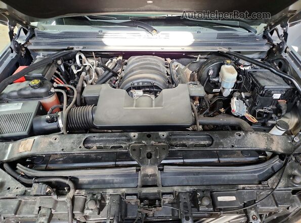 1GNSKHKC8KR261097 2019 CHEVROLET SUBURBAN Серый Вид подкапотного пространства