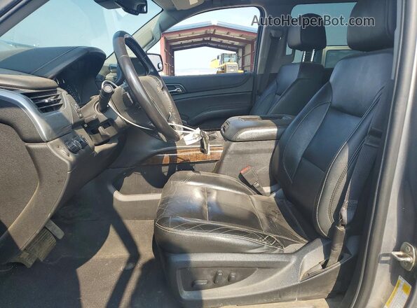 1GNSKHKC9LR245900 2020 CHEVROLET SUBURBAN Gray Front interior view