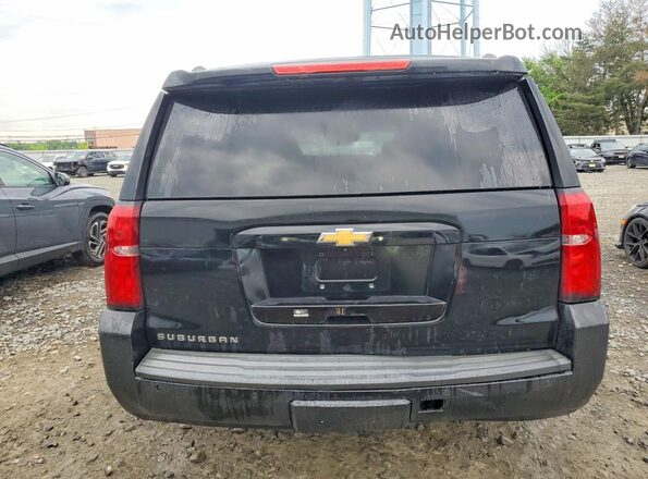 1GNSKHKCXGR174339 2016 CHEVROLET SUBURBAN Black Вид ззаду