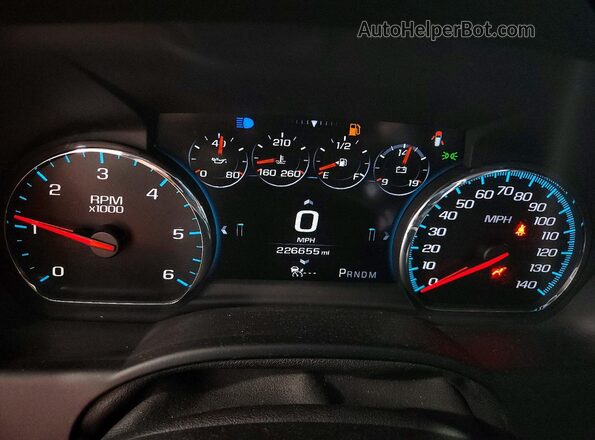 1GNSKJKC2GR387549 2016 CHEVROLET SUBURBAN Black Vista del cuadro de instrumentos