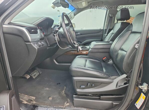 1GNSKJKC3GR232105 2019 CHEVROLET SUBURBAN Черный Вид салона спереди