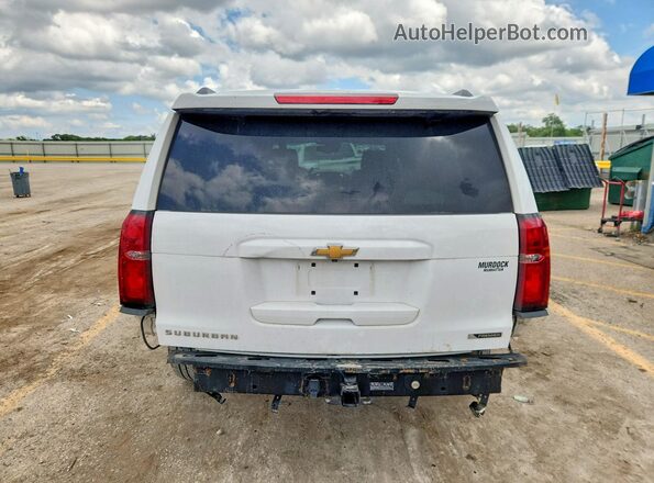 1GNSKJKC3JR284874 2018 CHEVROLET SUBURBAN White Вид ззаду