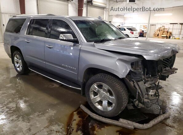 1GNSKJKC4JR387365 2018 CHEVROLET SUBURBAN Gray Передня права чверть