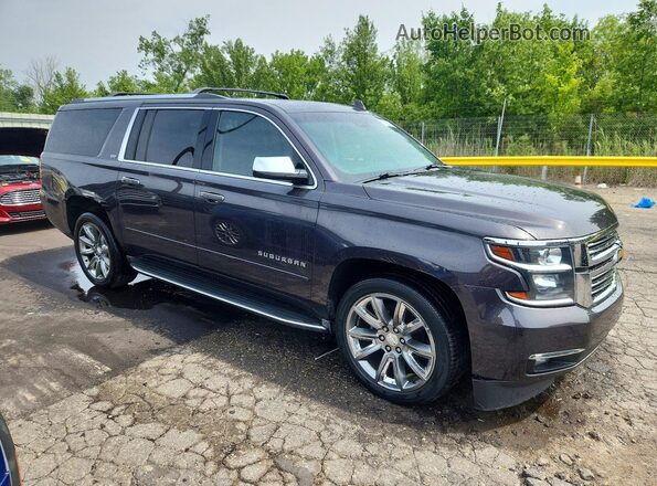 1GNSKJKC6GR111035 2016 CHEVROLET SUBURBAN Gray Przód prawy
