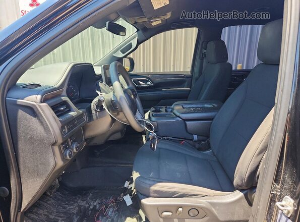 1GNSKLED0MR355937 2021 CHEVROLET TAHOE Black Front interior view
