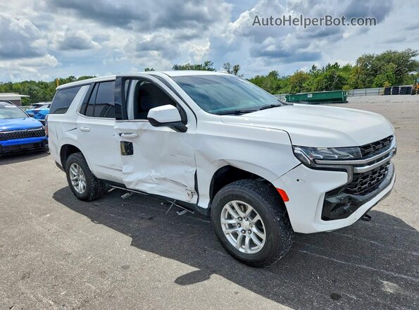 1GNSKLED0PR177323 2023 CHEVROLET TAHOE White Передня права чверть