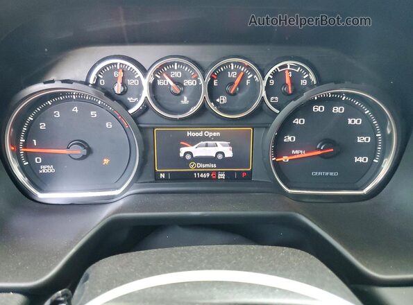 1GNSKLED0PR182151 2023 CHEVROLET TAHOE Серебряный Вид щитка приборов