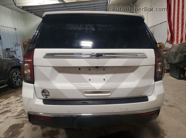 1GNSKLED3NR271970 2022 CHEVROLET TAHOE White უკანა ხედი