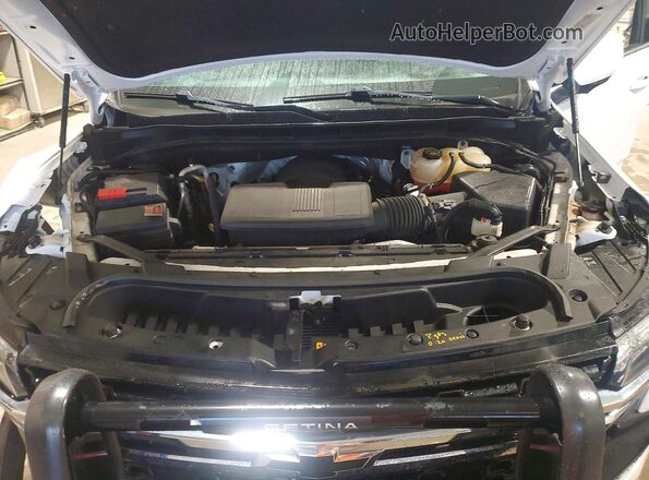 1GNSKLED3NR271970 2022 CHEVROLET TAHOE White ძრავის განყოფილების ხედი