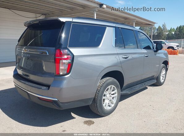 1GNSKLED6NR237215 2022 CHEVROLET TAHOE Gray Trasero derecho