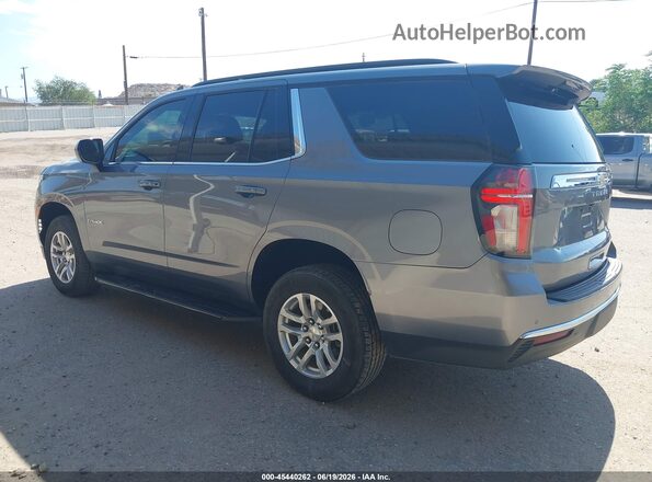 1GNSKLED6NR237215 2022 CHEVROLET TAHOE Gray Trasero izquierdo