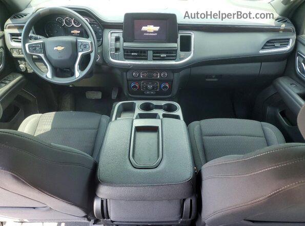 1GNSKLED6PR150241 2023 CHEVROLET TAHOE Silver Dashboard view