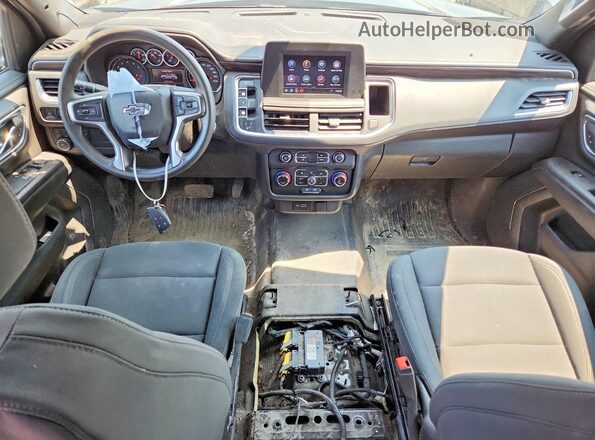 1GNSKLED9MR477244 2021 CHEVROLET TAHOE Black Առջևի վահանակի տեսք