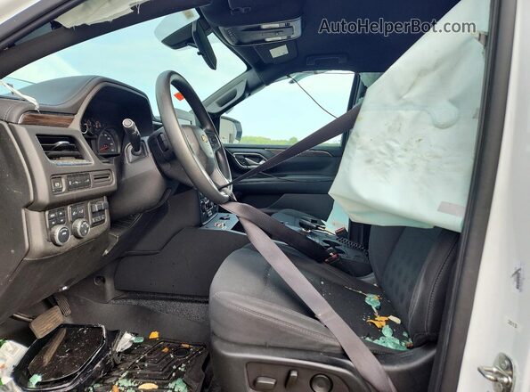1GNSKLEDXNR239131 2022 CHEVROLET TAHOE White Вид салону спереду