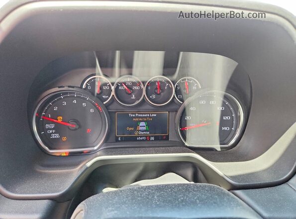 1GNSKMKD2PR308343 2023 CHEVROLET TAHOE Charcoal Instrument cluster view