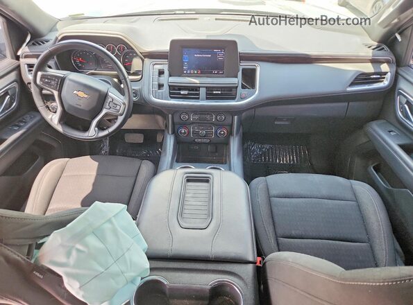 1GNSKMKD2PR308343 2023 CHEVROLET TAHOE Charcoal Dashboard view