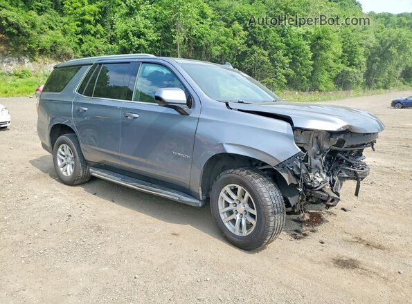 1GNSKNKDXMR102771 2021 CHEVROLET TAHOE Gray Передня права чверть