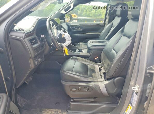 1GNSKNKDXMR102771 2021 CHEVROLET TAHOE Gray Вид салону спереду