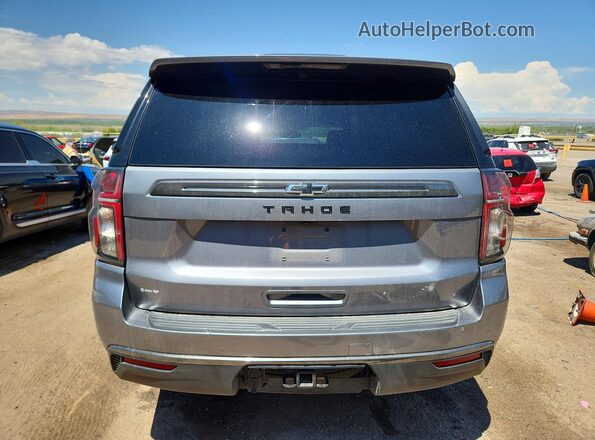 1GNSKPKD0MR487107 2021 CHEVROLET TAHOE Silver Widok z tyłu
