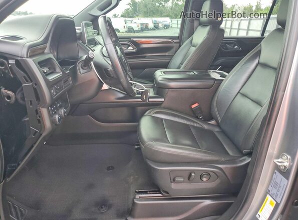 1GNSKPKD6MR466357 2021 CHEVROLET TAHOE Gray Dashboard view