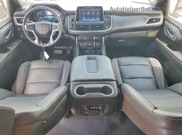 1GNSKPKD7PR443853 2023 CHEVROLET TAHOE White Dashboard view
