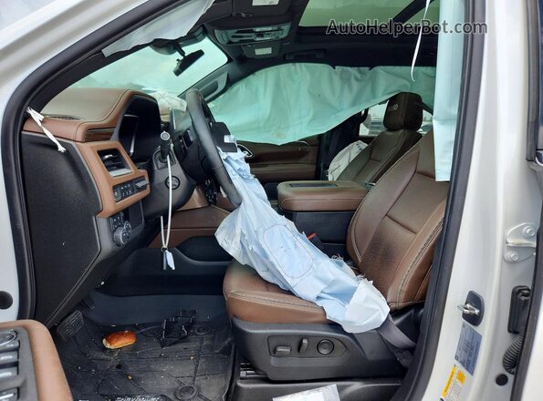 1GNSKTKL2PR328027 2023 CHEVROLET TAHOE Белый Вид салона спереди