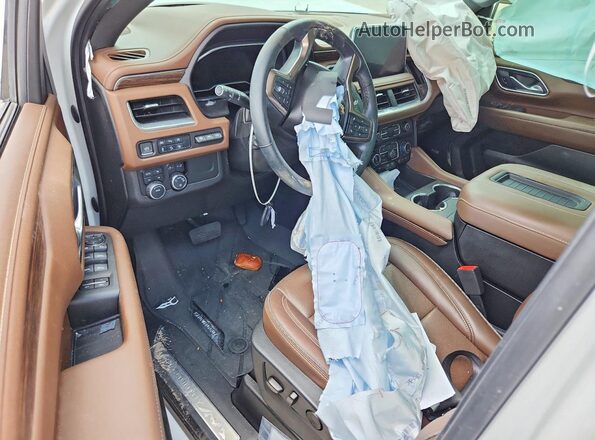 1GNSKTKL2PR328027 2023 CHEVROLET TAHOE Белый Вид панели приборов